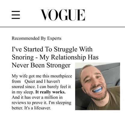 The GLOWLUV ™ SILENT SLEEP Anti-Snoring Mouthpiece Universal Size